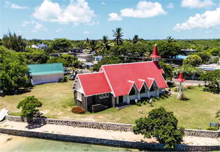 Visit the red-roof Church